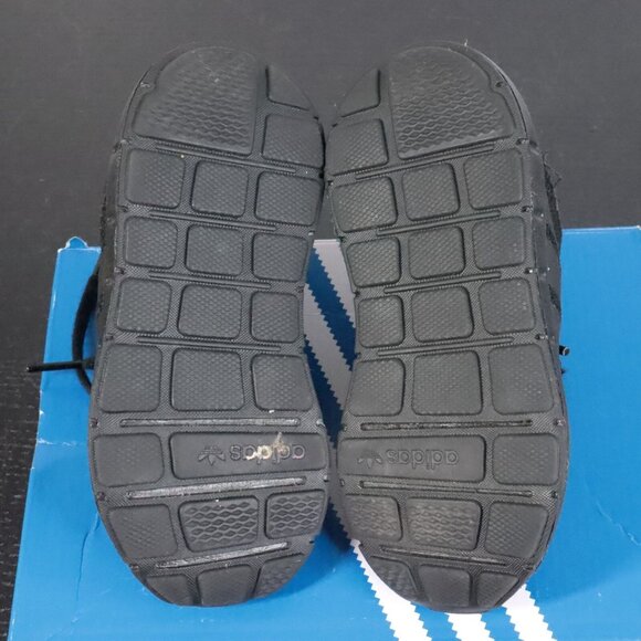 Adidas Youth Boy's 9K Swift Run XI Ortholite Black Athletic Sneaker Shoes - Picture 8 of 10